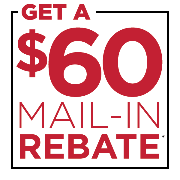 Get a $60 mail in rebate