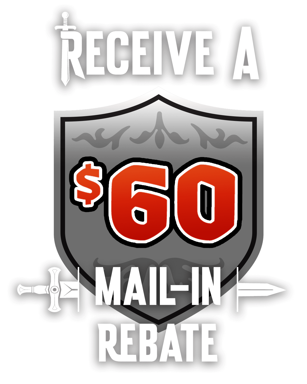 Receive a $60 mail-in Rebate